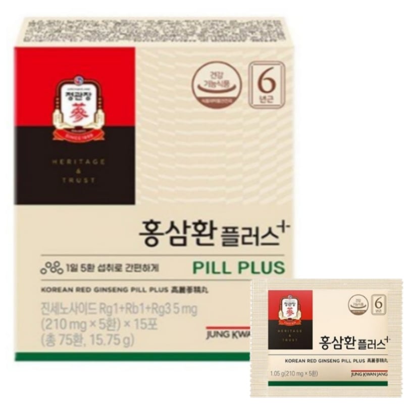 [NEW]紅参丸プラス(210ml*5丸)*30包 (一日一回)