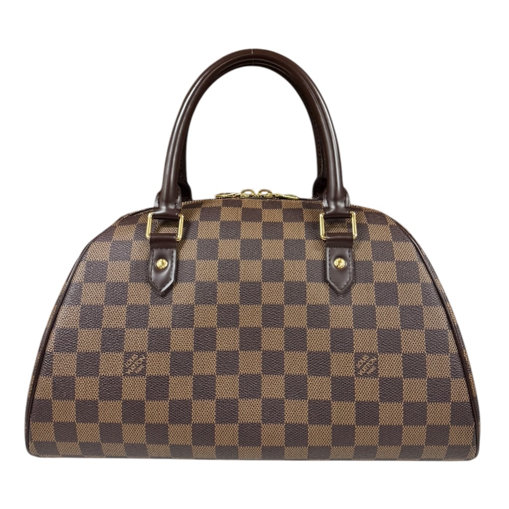 ルイヴィトン リベラMM ダミエ ハンドバッグ ダミエキャンバス N41434 ブラウン LOUIS VUITTON 中古