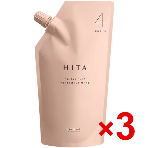 【送料無料】 ルベル ／ ヒタ APトリートメントモア 4　400g 3個セット / ヘアトリートメント
