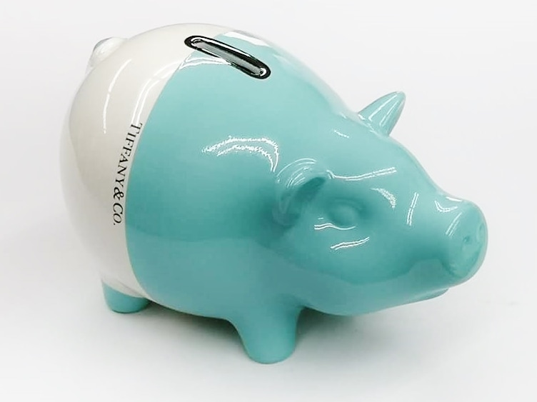 TiffanyCo. PIGGY BANK ESTE CERAMICHEMADE IN IATLY