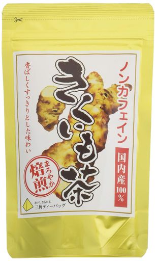 健茶館 国内産きくいも茶12P TT 31.3G ×12個 デカフェノンカフェイン ティーバッグ