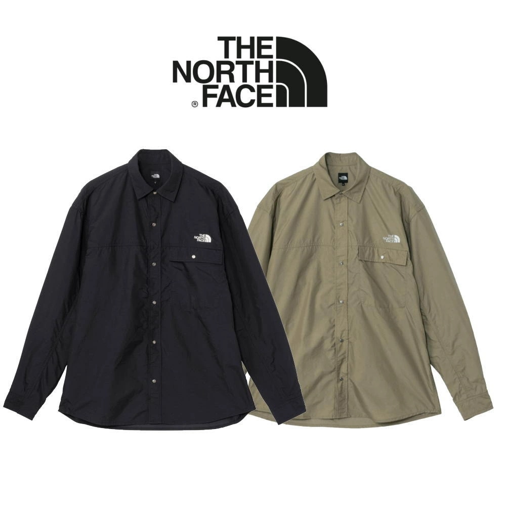 ユニセックス ロングスリーブヌプシシャツ L/S NR12552 K（ブラック）CK（クラシックカーキ）