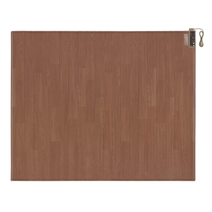 3畳相当 電気カーペット かんたん床暖 DC-3V5-MT 木目 ブラウン色 フローリングタイプ ホットカーペット