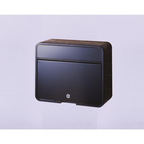 FH-58P(MBK) 家庭用スチールポスト マットブラック メーカー直送