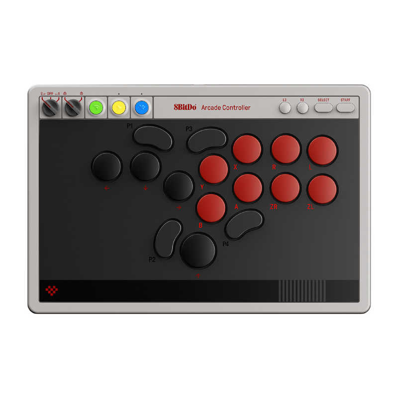 8BITDO 無線・有線接続 レバーレスアーケードコントローラー WindowsPC/Switch/Switch2対応 8BitDo Arcade Controller