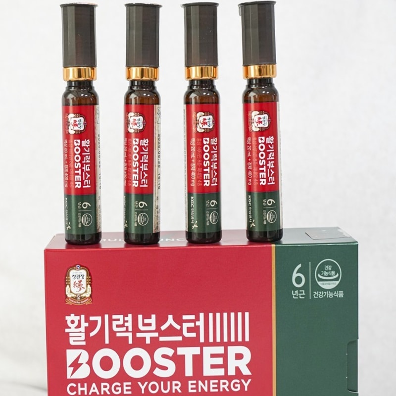 [正規品] 活気力 20ml x 14個 ブースター 6年根 紅参濃縮液 高含量