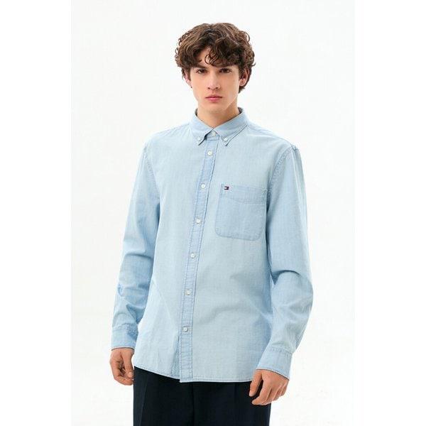 [男性] [レギュラーフィット] シャンブレーポケット レギュラーシャツ T12G0WSH030MT10G1