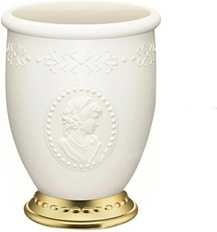 メイクスブラケース メイクブラシ 収納 ボックス メイクブラシスタンド vintage 天使 おしゃれ コンパクト 筒型 防水 防塵 メイクブラシ ホルダー メイクボックス 小物入れ 化粧筆 プレゼン