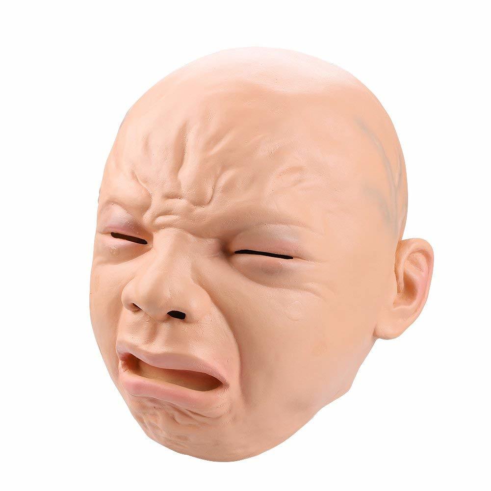 Qoo10 リアルマスク 赤ちゃん 泣き顔 ベビーマ ホビー コスプレ