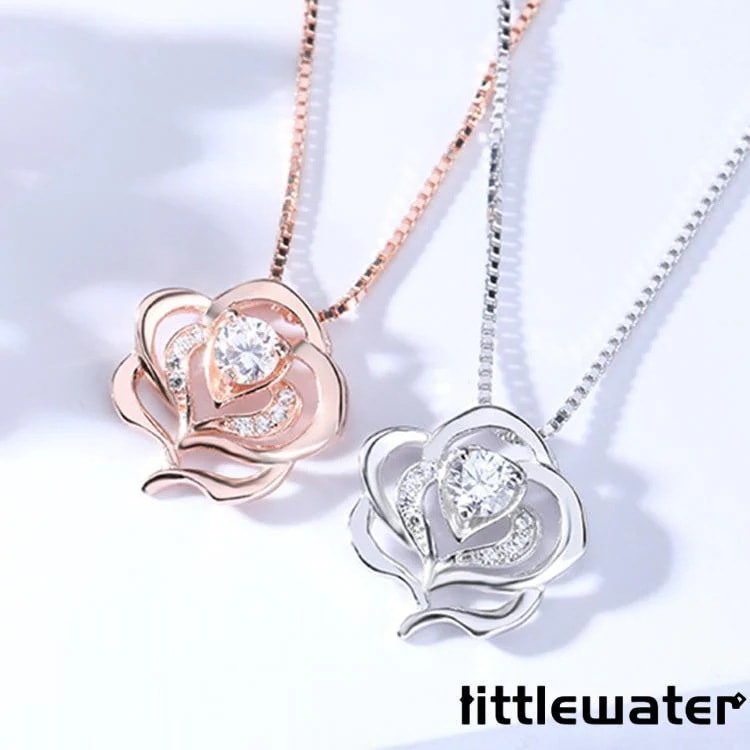 メガ割 ネックレス レディース お花 ローズ フラワー 上品 エレガント 娘 彼女 妻 嫁 母 女性 誕生日お祝い 記念日 誕生日プレゼント 母の日ギフト福袋 5,383円