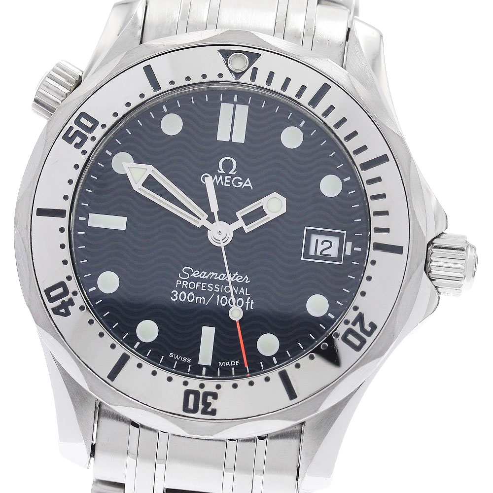 オメガ OMEGA 2562.80 シーマスター300 デイト クォーツ ボーイズ _961782【中古】