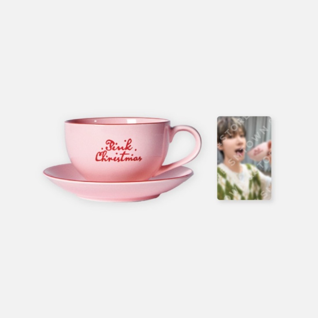 [公式] WayV 2024 PINK CHRISTMAS CUP & SAUCER SET