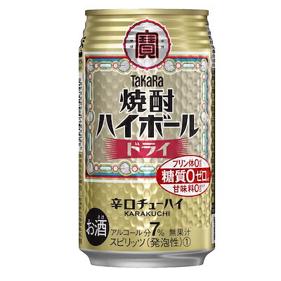 他サイト： チューハイ 宝 TaKaRa タカラ 焼酎ハイボール ドライ 350ml缶1ケース(24本)の商品画像