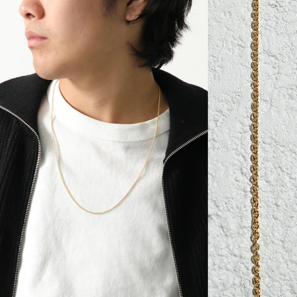 TOMWOOD トムウッド ネックレス Rolo Chain Gold 24.5inch ロロ チェーン 100922 メンズ レディース アクセサリー ゴールド