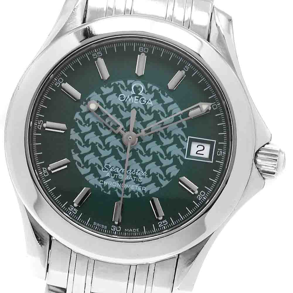 オメガ OMEGA 2506.70 シーマスター120 ジャックマイヨール1998 デイト 自動巻き メンズ 保証書付き_955159【中古】