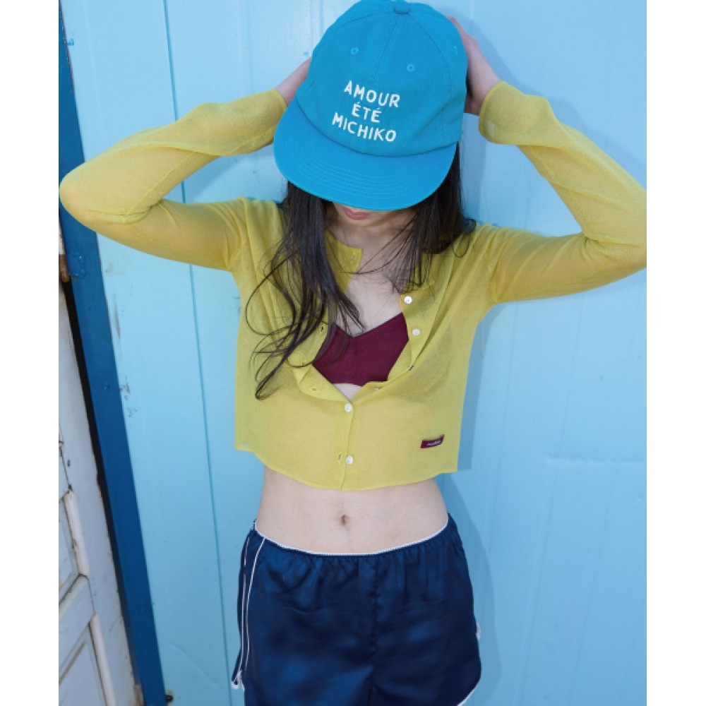 MICHIO LONDON コシノビビッドキャンプキャップティールブルー