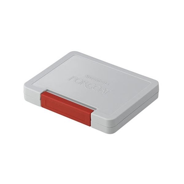 (まとめ) シヤチハタ フォアコートスタンプ台 大形 赤 HCN-3-R 1個 (×3セット)