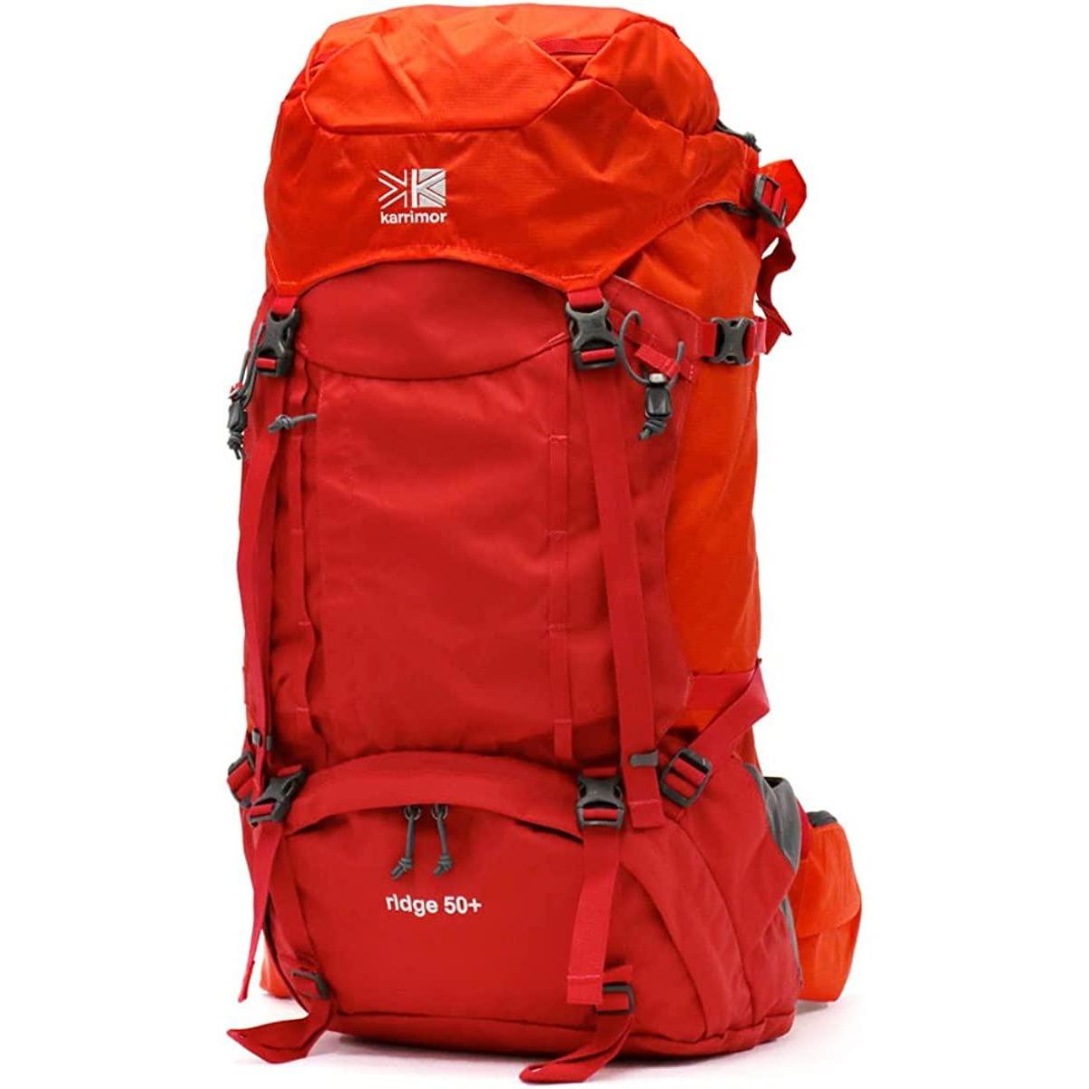 カリマー 登山用 リュックサック バックパック 中型 ridge 50+ Large オレンジ ラージサイズ トレッキング アウトドア karrimor リッジ
