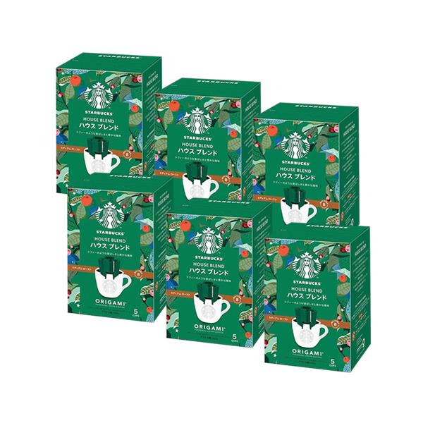 6個セット ネスレ スターバックス オリガミ ハウス ブレンド 5袋 ドリップコーヒー