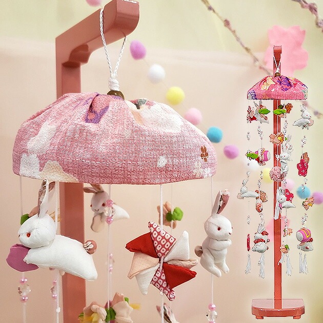 雛人形 ひな人形 お雛様 おひなさま かわいい 手作り 2025年 新作 秀光 限定品 コンパクト ミニ 吊るし 贈答品 プレゼント 脇飾り 兎 うさぎ キラキラ ピンク 買得 お得 人気 ランキング