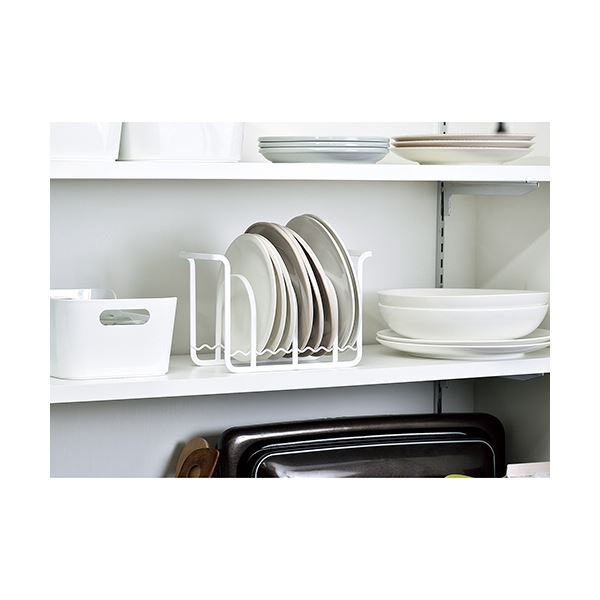 （まとめ）高儀 ディッシュラック ホワイト 1個(×5セット)