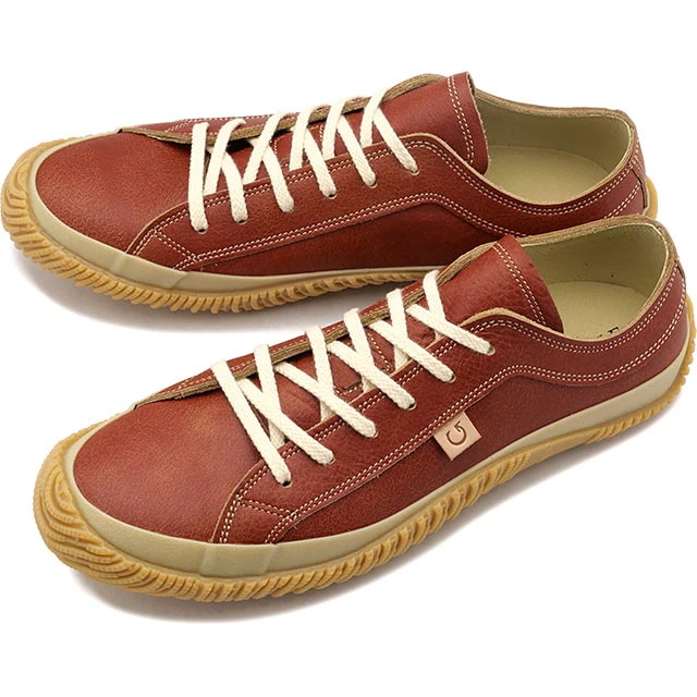 スニーカー [SP115-10] SP-115 メンズレディース SPM-115 日本製 レザー MOVE スピングル ムーブ Red レッド