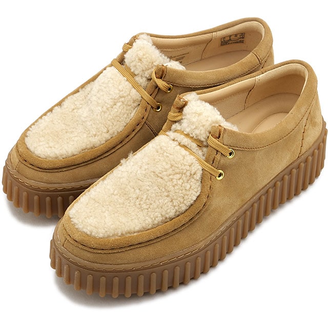 トールヒル ビー [26179114] W Torhill Bee レディース 靴 女性用 スエード モカシンシューズ 厚底 Light-Sand-Int