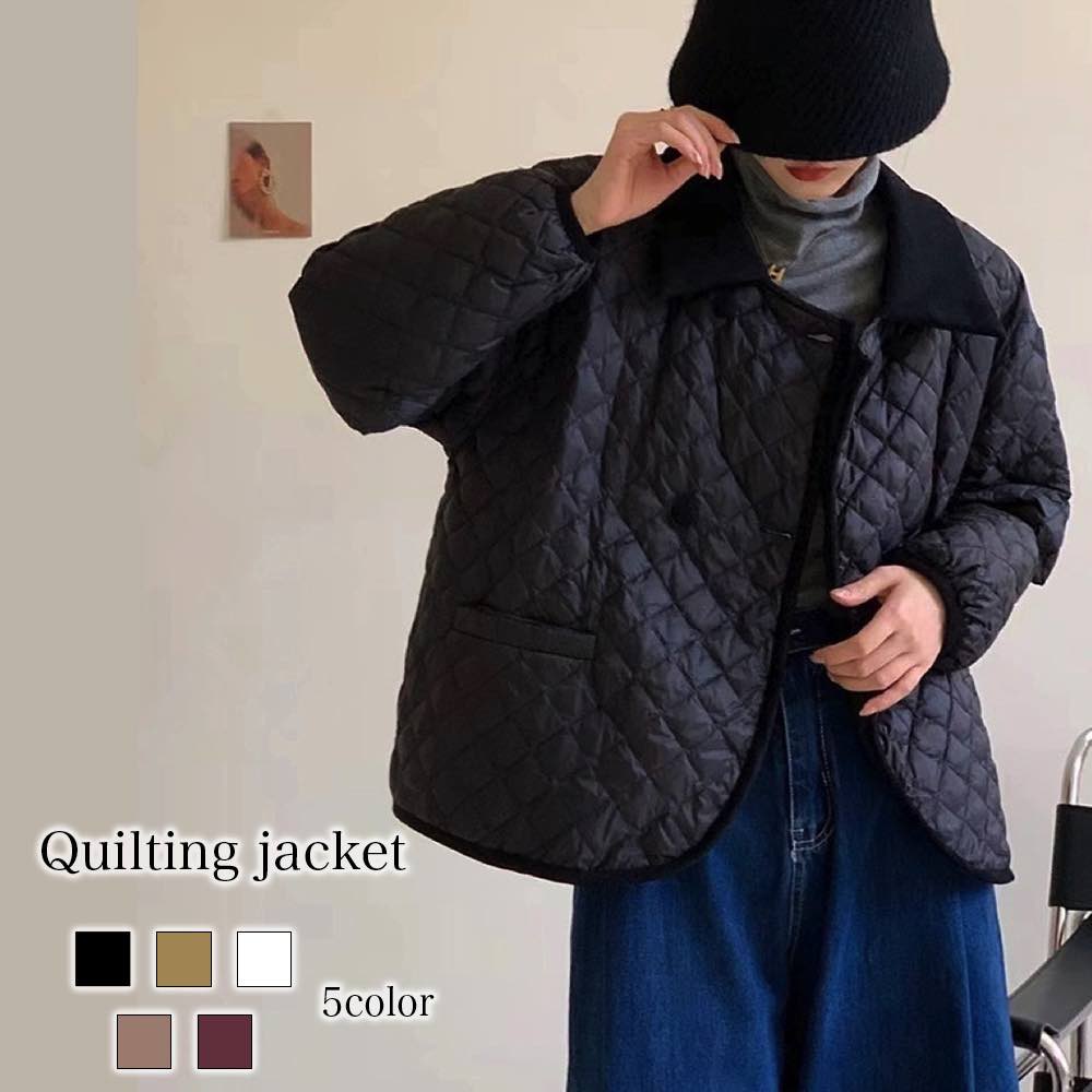 ダウンジャケット レディース キルティングジャケット おしゃれ 防風 秋 春 ショート 暖かい 人気 ショートコート 軽い きれいめ 赤 ダウンコート ジャンパー ロング ダウン コート 白 40代