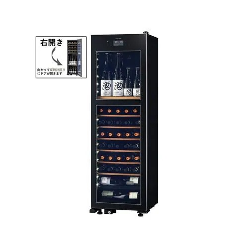 さくら製作所 LX63DM2ZRHB 上下2温度管理式 氷温冷蔵クーラー ワイン63本収納可能 100,060円