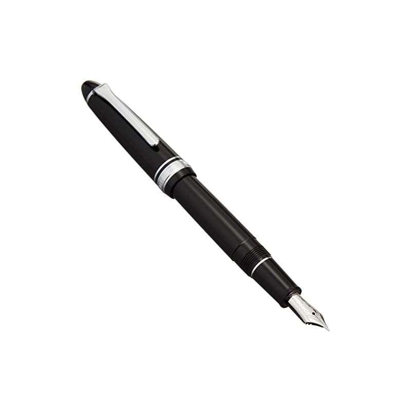 セーラー万年筆 万年筆 プロフィットライト シルバートリム ブラック 中細 11-1039-320