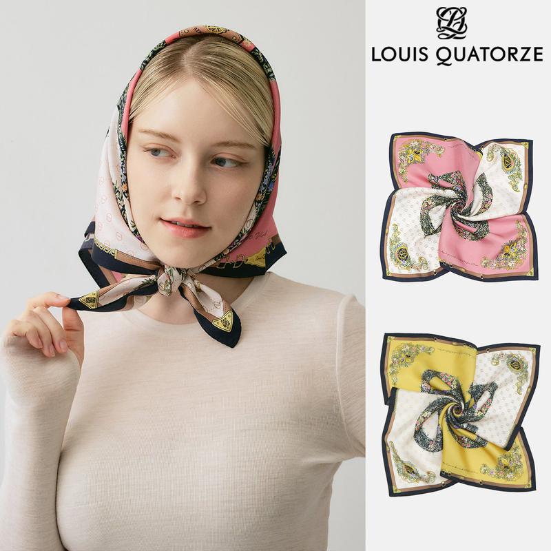 ルイボタニックス シルク スクエア スカーフ 1DSM703_s