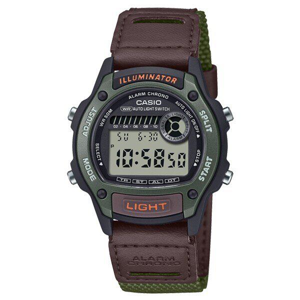 軍人時計 軍隊 電子スポーツ レザー W-220HF-3A