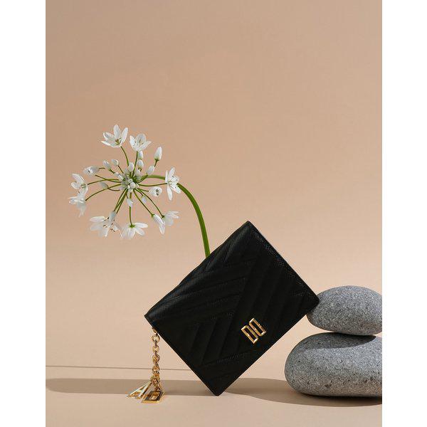 [26SS] [CARLISLE]ブラックカーライルエンボレザーゴールドDDカード財布DCWA6E218BK