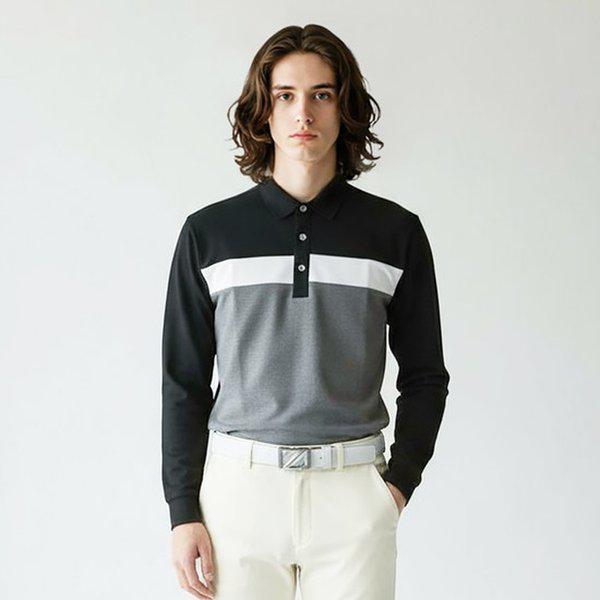 男性 BT 裏起毛 三段 ゴルフTシャツ