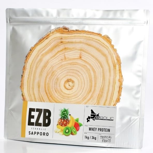【プロテイン専門店が本気で作った】EZOBOLIC ホエイプロテイン100% 国内製造 美味しい (トロピカルフルーツ, 3kg)