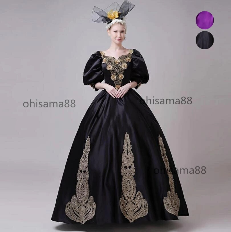 凄く人気がある 宮廷ドレス 貴婦人ドレス ヨーロッパ風ドレス 華やか パーティードレス 文化祭 学園祭 ステージ衣装 中世貴族風 貴族ドレス オペラ声楽 演劇 プリンセスドレス 高級感 お姫様ワンピー