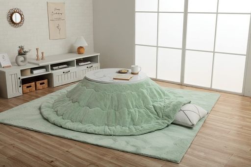 [IKEHIKO CORPORATION] こたつ掛けふとん 4550317203640 ピスタチオグリーン 約220CM円形