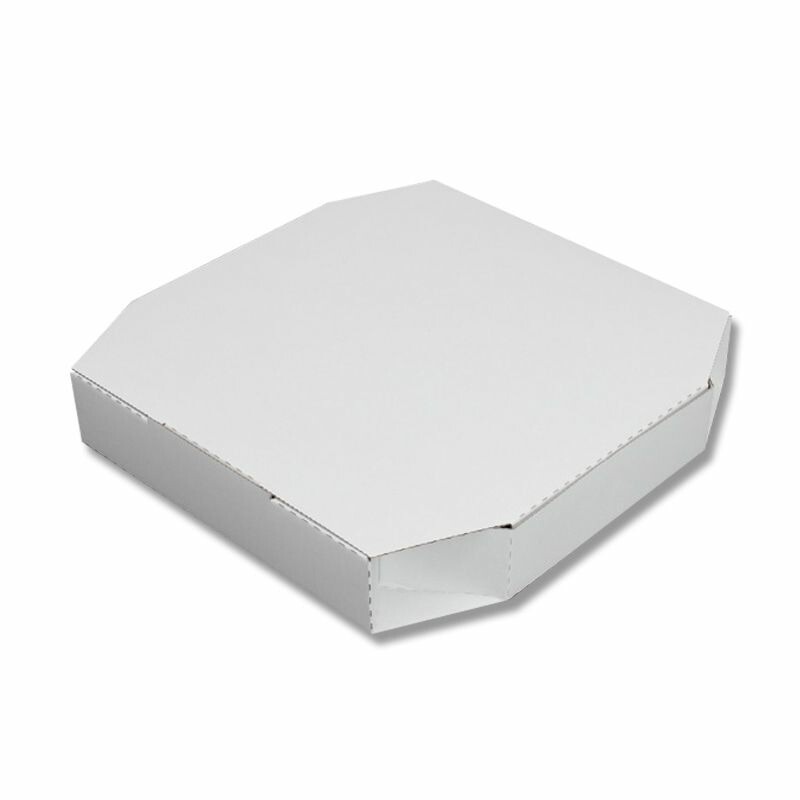 （まとめ買い）シモジマ HEIKO 食品容器 N ピザ箱 M 白 10枚 横275x縦275x高45mm 004247720 [x3セット]