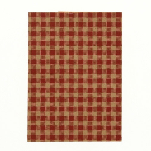 （まとめ買い）シモジマ HEIKO 紙袋 平袋 柄小袋 ストレートタイプ 36才 ギンガム2R 400枚 幅80x高110mm 006538354 [x3セット]