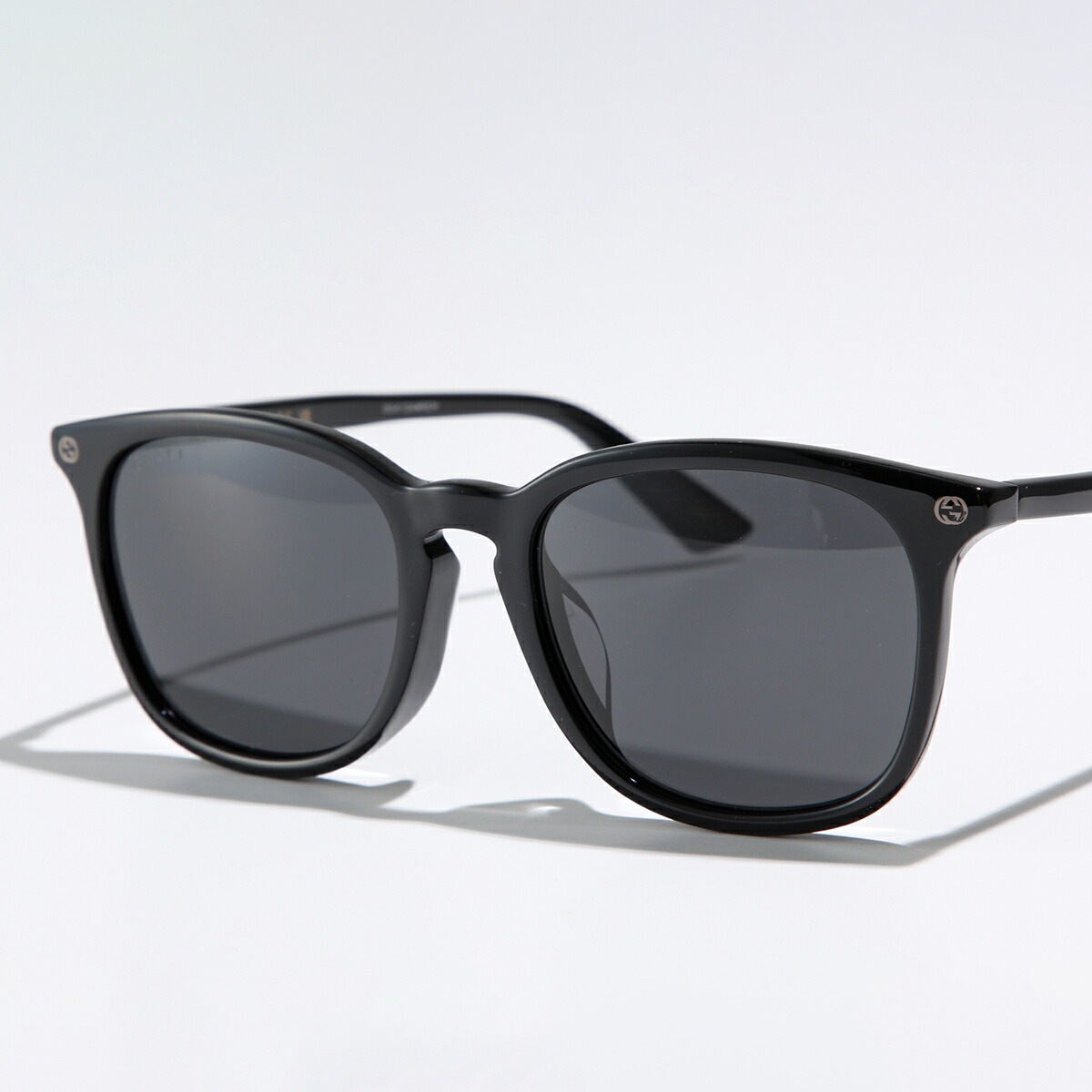 GUCCI グッチ サングラス 0154SA メンズ ウェリントン型 GGロゴ アジアンフィット カラーレンズ Bee ビー アイウェア 001