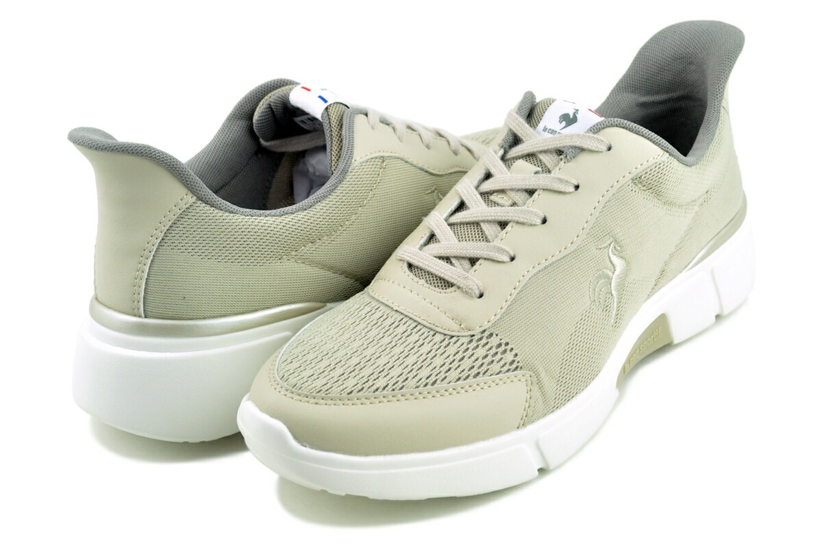 LCS ロワール SK ベージュ レディース スニーカー ワイド幅 3E 消臭 低反発インソール lu4fsn51lz-bg01