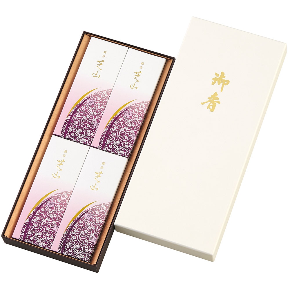 Qoo10] 日本香堂 日本香堂 線香 銘香芝山 進物 4箱セッ : 日用品雑貨