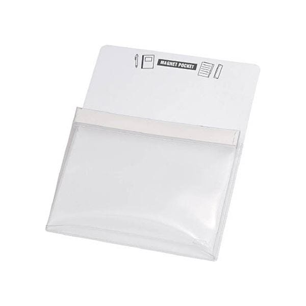 （まとめ） TRUSCO マグネットポケットB5用白 MGP-B5-W 1枚 [x5セット]