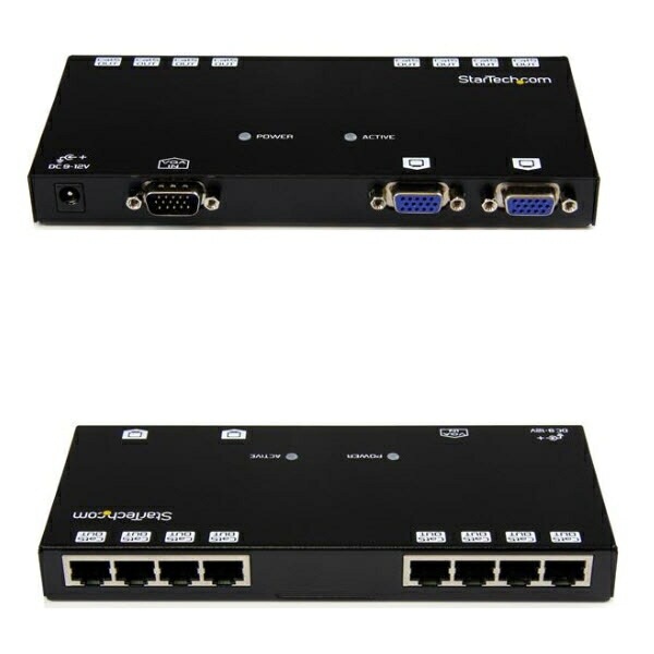 StarTech.com [ST1218T] Cat5ケーブル対応8ポートVGAディスプレイエクステ