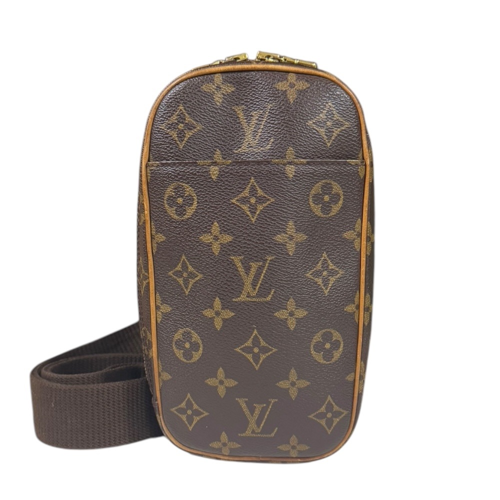 LOUIS VUITTON / ポシェット・ガンジュ_モノグラム・キャンバス/--/BRW LOUIS VUITTON◇ポシェット・ガンジュ_モノグラム・キャンバス_BRW