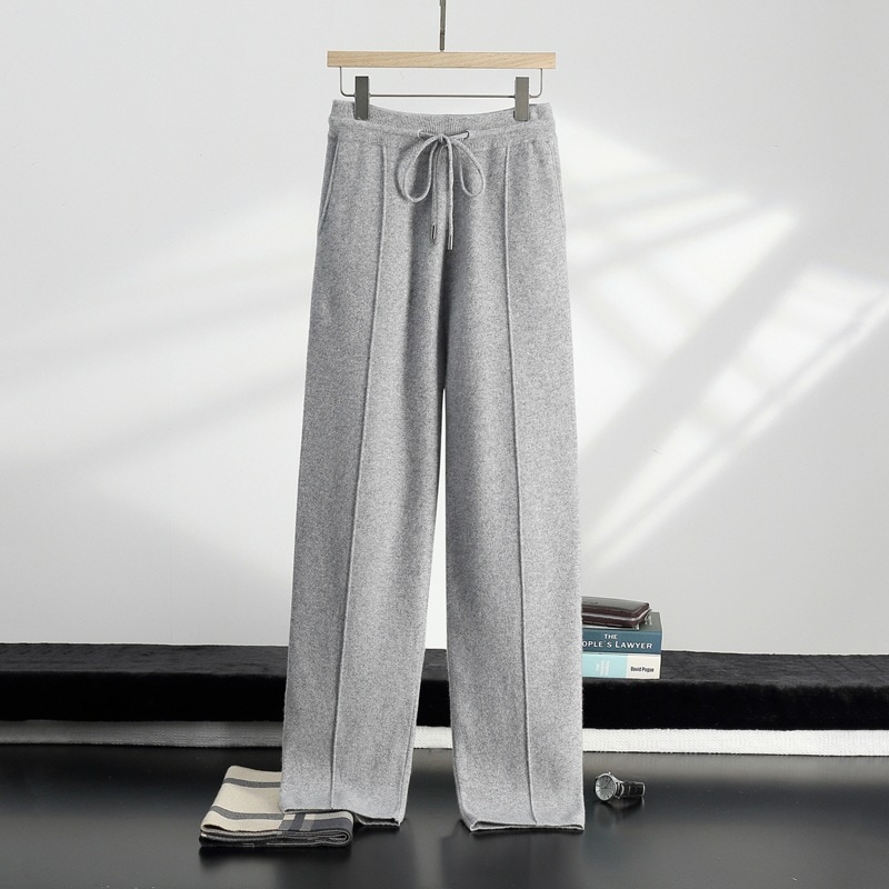 四平は空気層のカシミヤの中でズボンを縫います