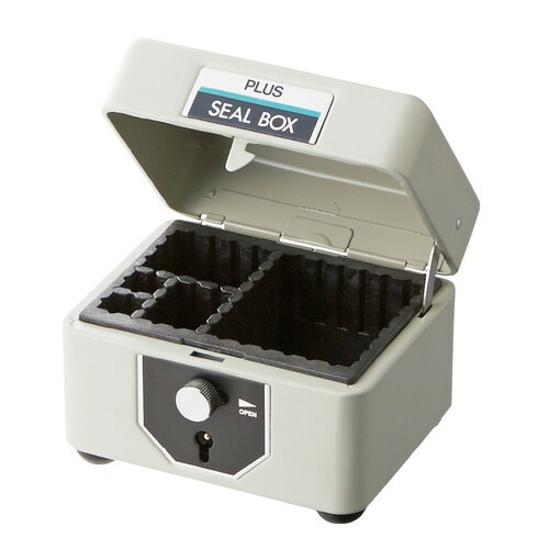 （まとめ買い）スチール印箱 豆 科目印収容数29個 エルグレー SB-006 [x3]