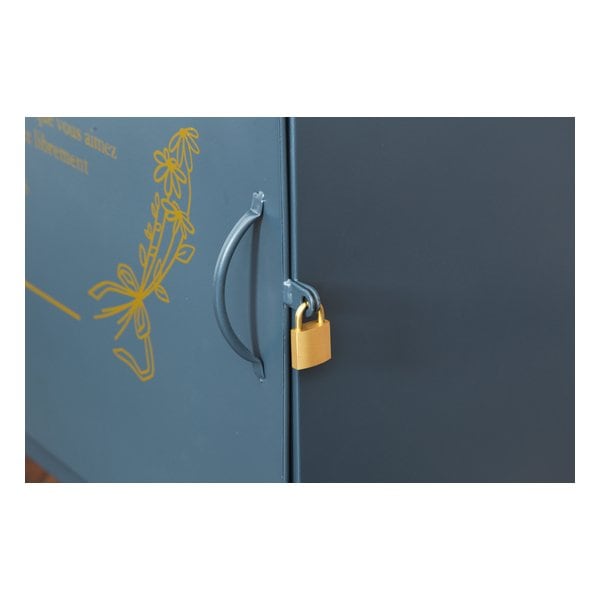 宅配ボックス マーガレット 鍵穴付き ネイビー XBS211164NV