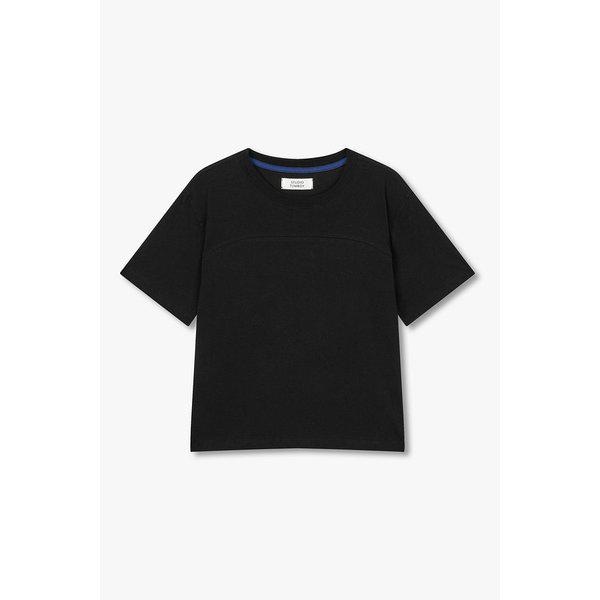 スリットラインクロップ半袖Tシャツ9106222203099