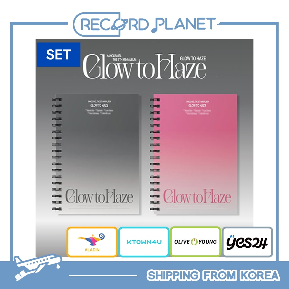 ONLINE特典+ 2種セット KANG DANIEL - 6th MINI ALBUM [Glow to Haze]